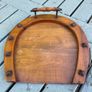 Vintage wooden horseshoe tray Image 2