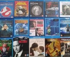 Blue ray DVDs
