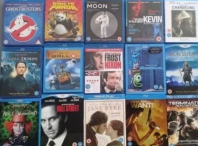 Blue ray DVDs