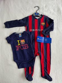 FCBarcelona Baby Vest and Sleepsuit