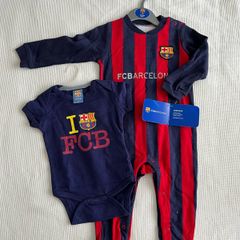 FCBarcelona Baby Vest and Sleepsuit