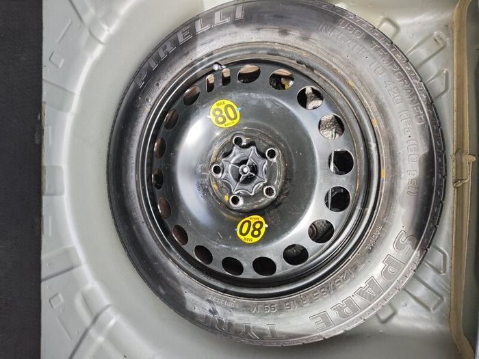 Saab 93 tool kit and spare wheel