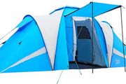 Camping Tunnel Tent 4-6 Man Large Family Tent With 2 Bedroom 4 Person Tent 3000mm Waterproof With Living Area 6 Man Tents for Camping Outdoor Hiking UV Protection with Carry Bag (FREE POSTAGE)