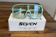 Men's Green and Blue Sunglasses