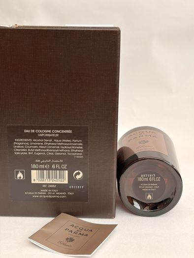 Acqua di Parma Ebano 180ml Approx. 80% Full