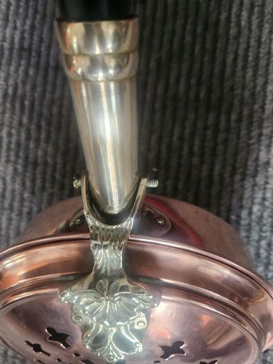 Victorian copper and brass  warming pan.