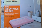 Adventureridge Kids Pale Pink and White Inflatable Airbed