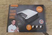 Gotze Jensen 3 in 1 Sandwich Maker, Waffle Maker Contact Grill