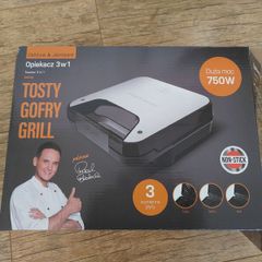 Gotze Jensen 3 in 1 Sandwich Maker, Waffle Maker Contact Grill