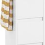 Bathroom cabinet white with towel rail modern elegant  design Image 2