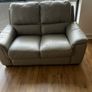 Two Seater Leather Sofa & Armchair Image 2