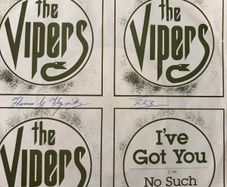 The Vipers Vinyl single Irish pressing