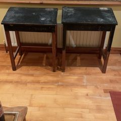 vintage school desks