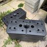 Multi function cable gym unit weights incl Image 3