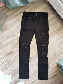 Men's black skinny jeans