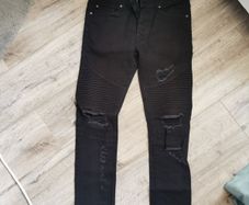 Men's black skinny jeans