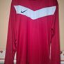 NIKE football shirt victory jersey red and white Size XL extra large long sleeve traing top mens No. 14 Image 2