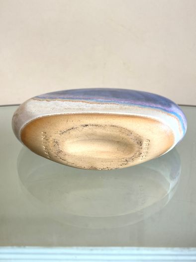 Mid Century Kamini Greece Vase, Drip Glaze, Vintage 70s Pottery