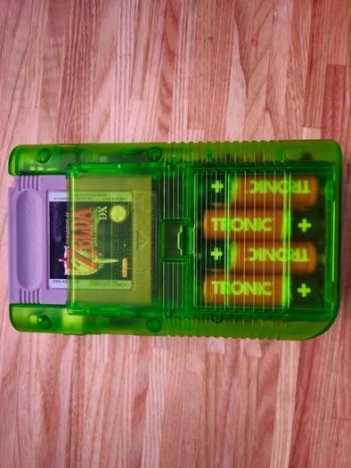 Gameboy Classic DMG Genuine - upgraded screen + ZELDA  cart
