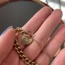 Stunning 9ct gold vintage heavy charm bracelet Image 8