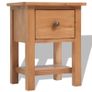 Nightstands 2 pcs 36x30x47 cm Solid Oak Wood Image 4