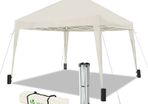 3x3m Pop Up Gazebo with 4 Leg Weight Bags, Folding Party Tent for Garden Outdoor, White (FREE POSTAGE)