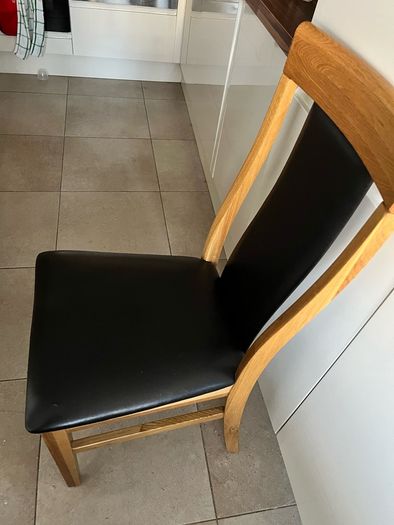 6 Oak dining chairs