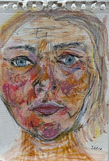 Original Art Original Drawing Portrait Irish Art