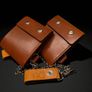 leather wallet with chain Image 2