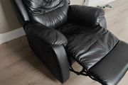 Leather recliner