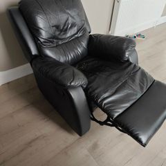 Leather recliner