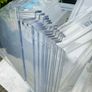 50 Clear Perspex Plastic Slat Wall Shelf - Shoes Display - Suits Many Uses Image 2