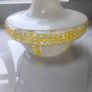retro 1970's glass lampshade. Image 2