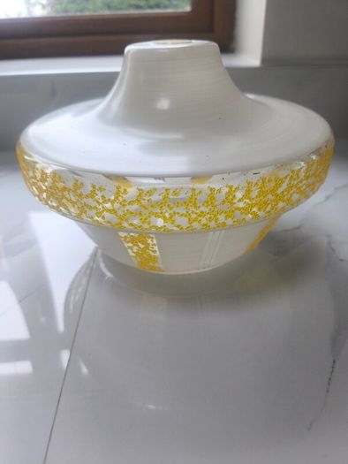 retro 1970's glass lampshade.