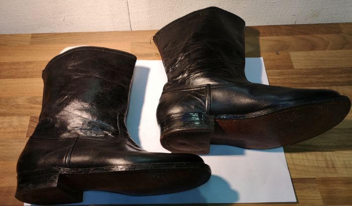 Mongolian Horse Riding Leather Boots