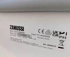 zanussi condenser & dryer
