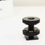 3/8 inch (Male) to Hot Shoe Mount Adapter Suitable for Ball Heads - (Black) Image 2