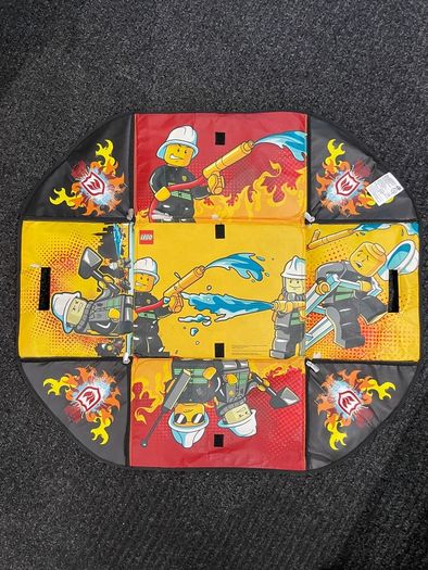 Lego City Fireman Playmat Zipbin Storage 2009