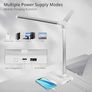 NEW SALE | LED Desk Lamp, Dual Swing-Arm Table Lamp with 5 Color Modes & 5 Brightness Levels, 45Min Auto-Timer, 3 Night Light Modes Eye-Caring Desk Light for Study, Working, Bedroom Image 3