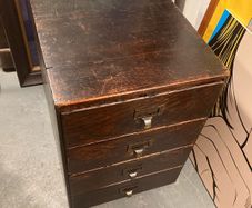 1930s Oak Filing Cabinet - Warehouse and Showroom Open Saturday 16th May 12 til 4pm Eircode R95T227