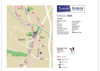 Fingal 10k Race Number