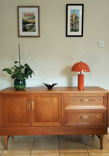 Mid Century Vintage G Plan Media Sideboard