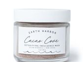 Cacao Detoxifying Indulgence Clay Face Mask - Handmade. Fair Trade, Organic, Vegan. Made In USA!