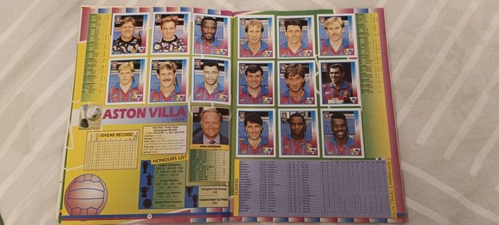 Merlin Premier League 1994 Sticker Album First Edition Fully Completed