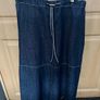 Ladies denim skirt with pockets size S elastic waist Image 5
