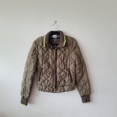 Quilted bomber jacket