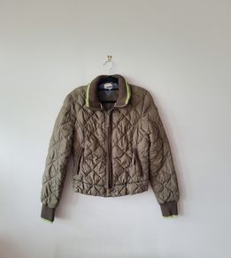 Quilted bomber jacket
