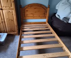 Single Pine Bed