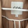 COS short trench coat with pleated back and belt size 10/38 Image 3