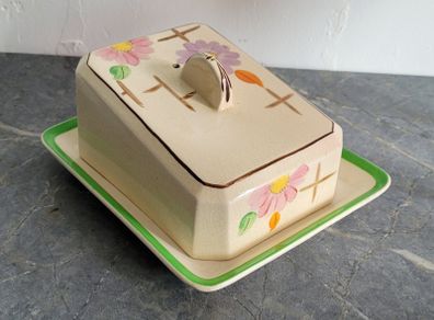 Art deco cheese/butter dish